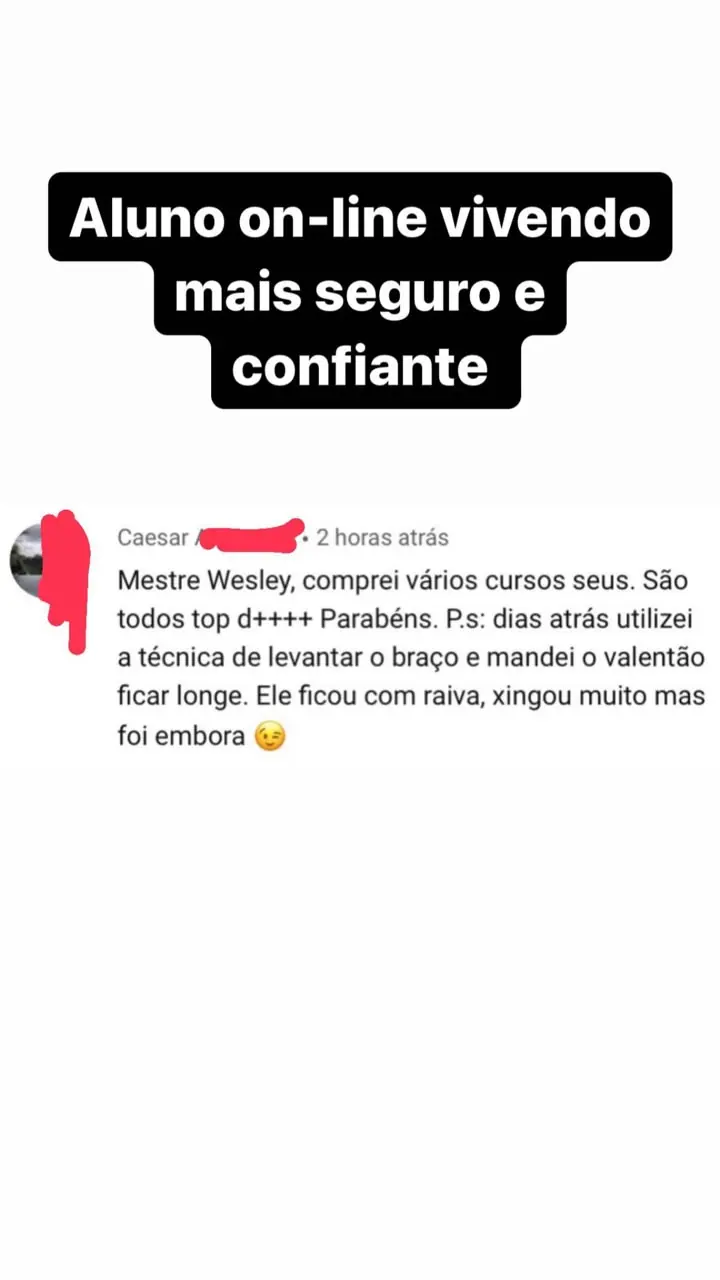 Depoimento de aluno